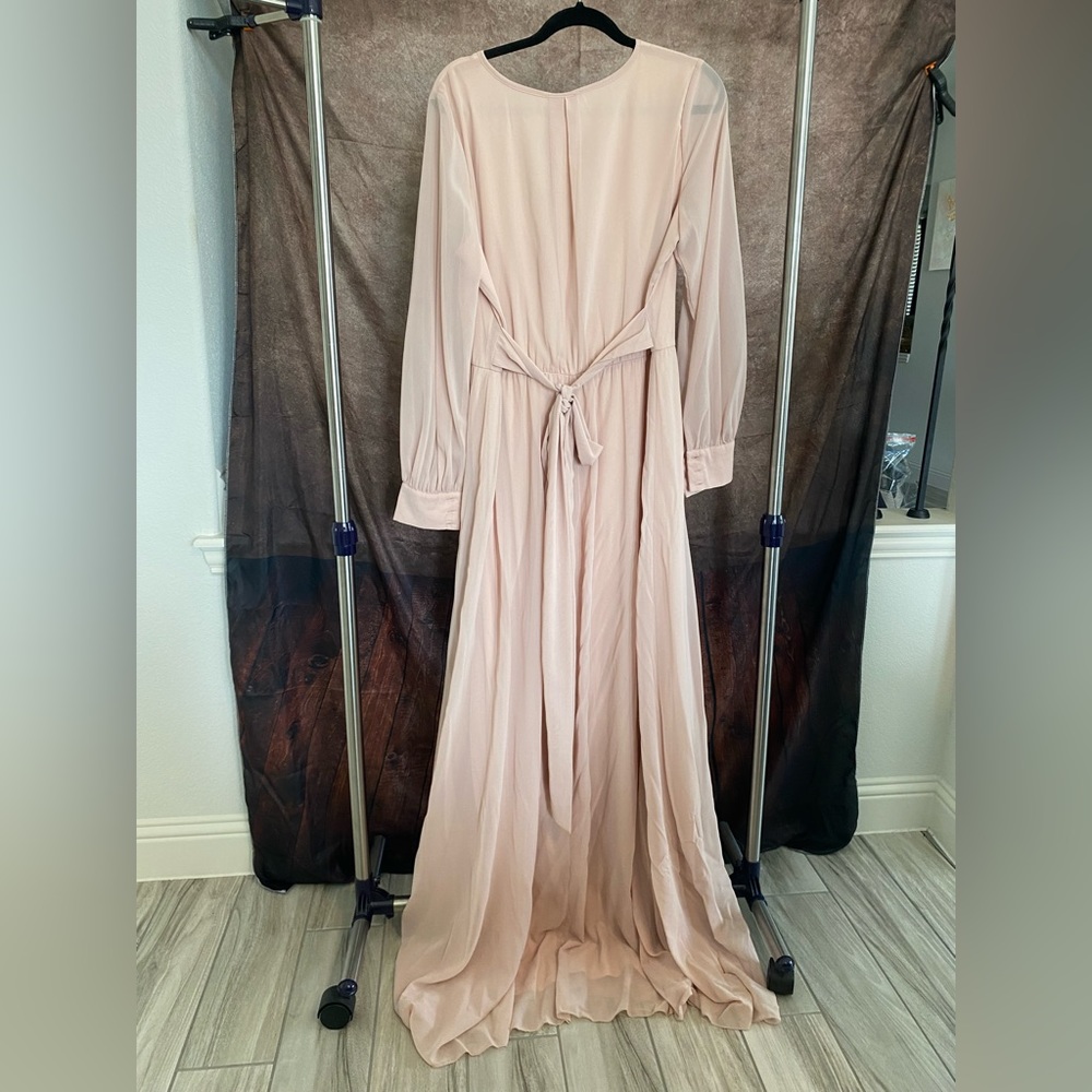 Cream Maxi Maternity Dress